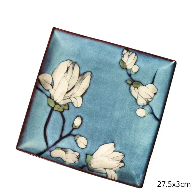 Ceramic Dinner Plate Service Dish Cake Dish Western