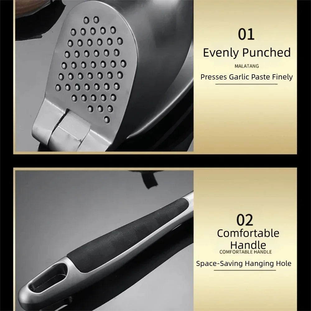 1pc Garlic Press Safe Professional Garlic Mincer Crusher