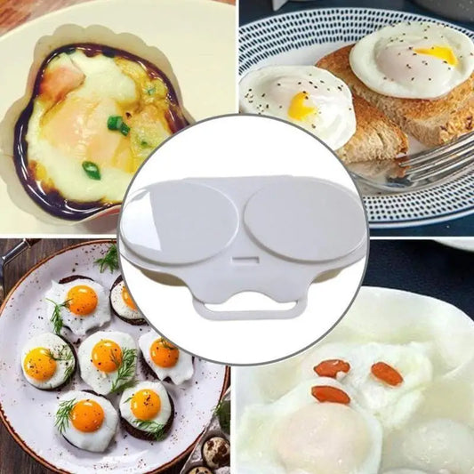 Food Grades Plastic Microwave Cooking Eggs Steamer Convenient