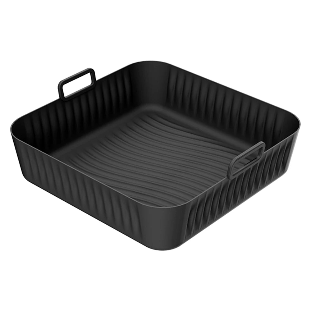 1pcs Fryer Silicone Liners Nonstick Airfryer Basket Reusable