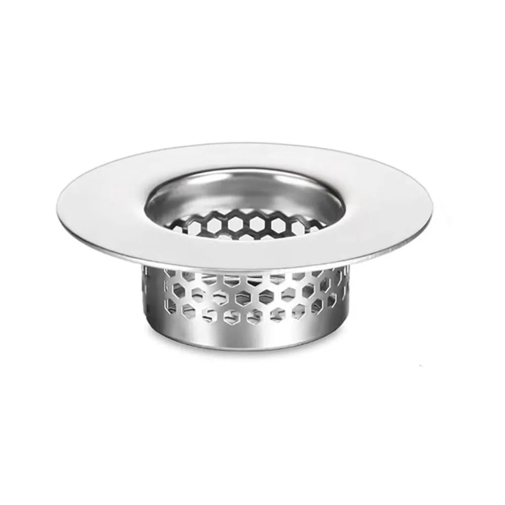 Universal Stainless Steel Bathroom Sink Strainer Hair Catcher