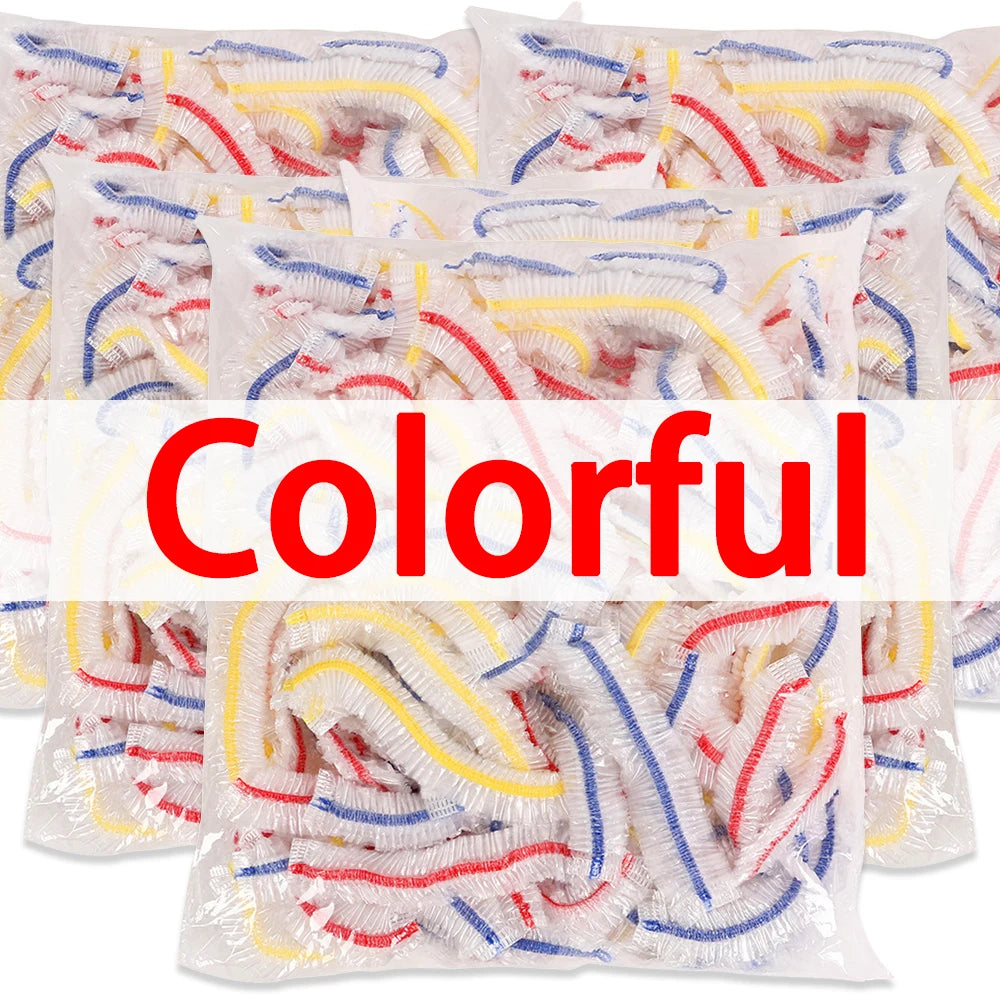 500/50pcs Disposable Food Cover Fruit Food Cover Elastic