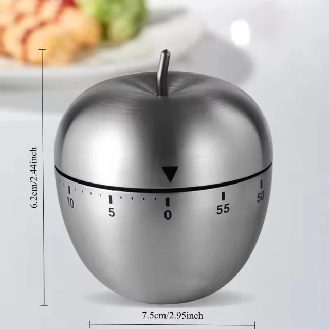 Stainless Steel Timer Mechanical Cooking Egg Alarm Clock