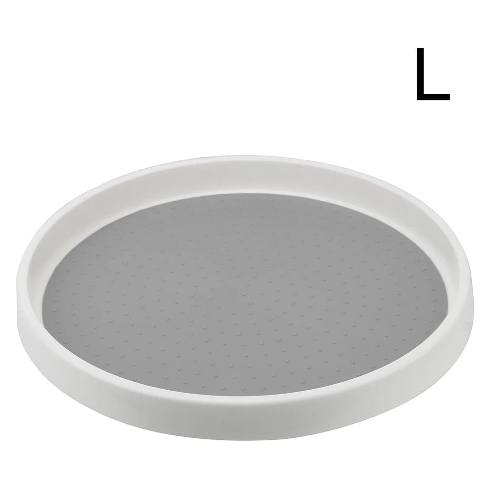 Rotating Organizer Pantry Cabinet Turntable Storage Tray