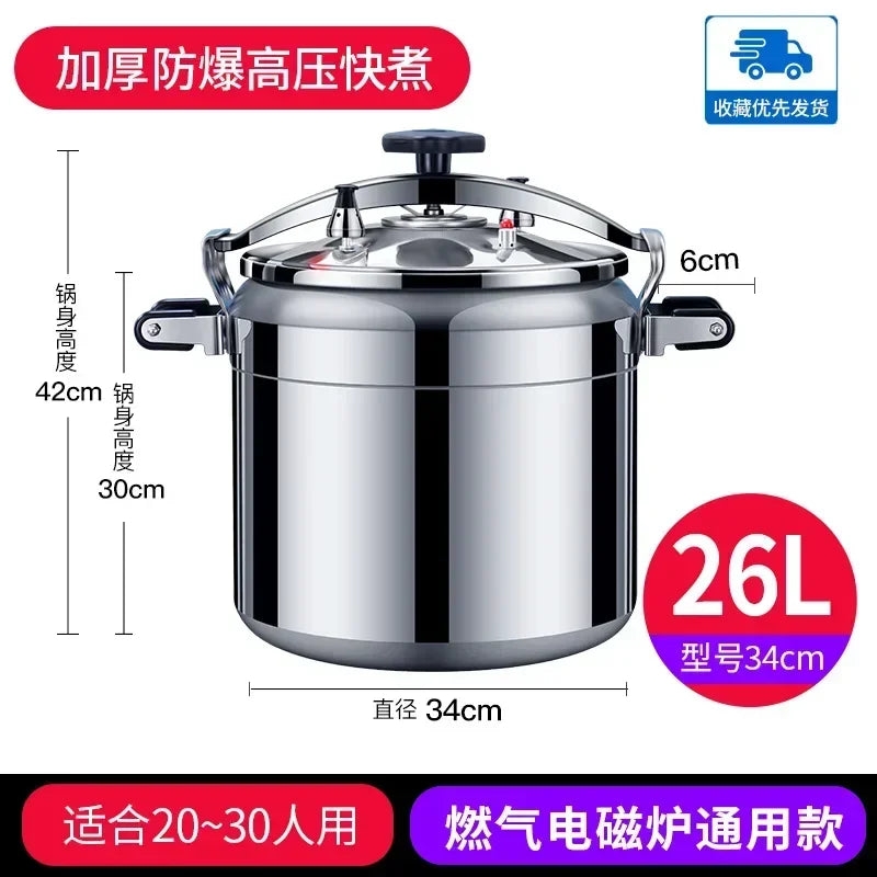 50l Commercial Pressure Cooker Thickened Large Capacity Gas