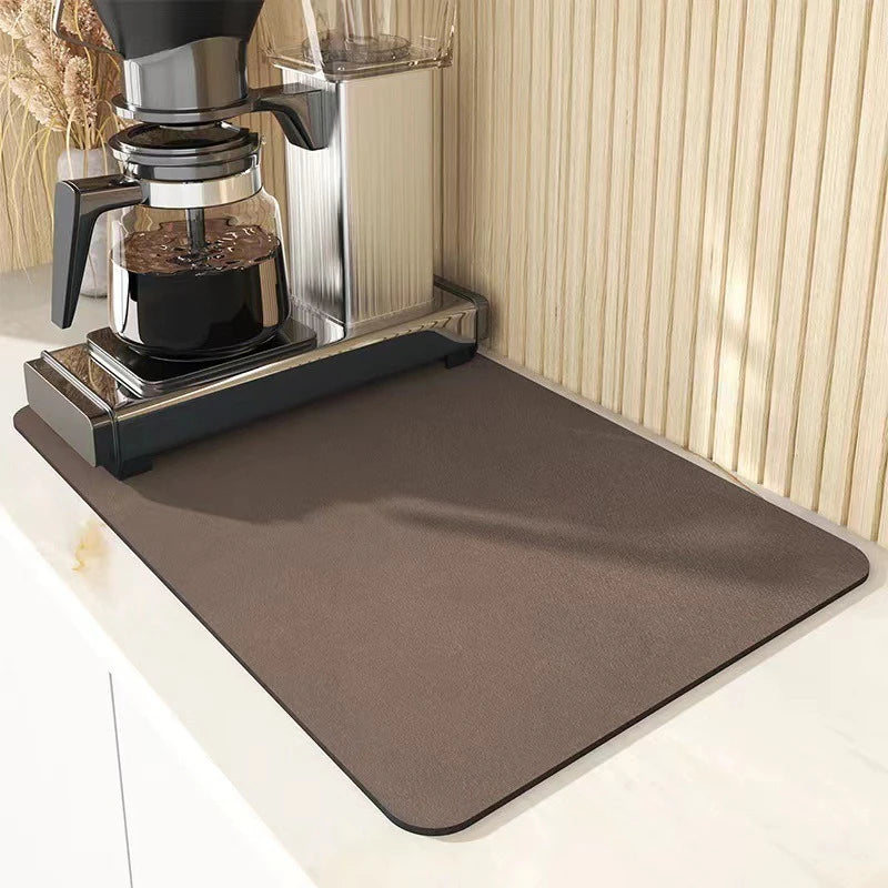 Super Absorbent Tableware Impermeable Drainage Mat Coffee Dish