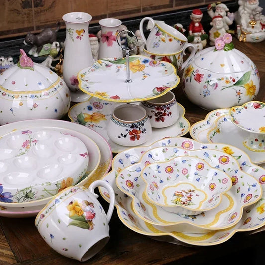 German Weibao Christmas Tableware Flat Plate Round Dinner