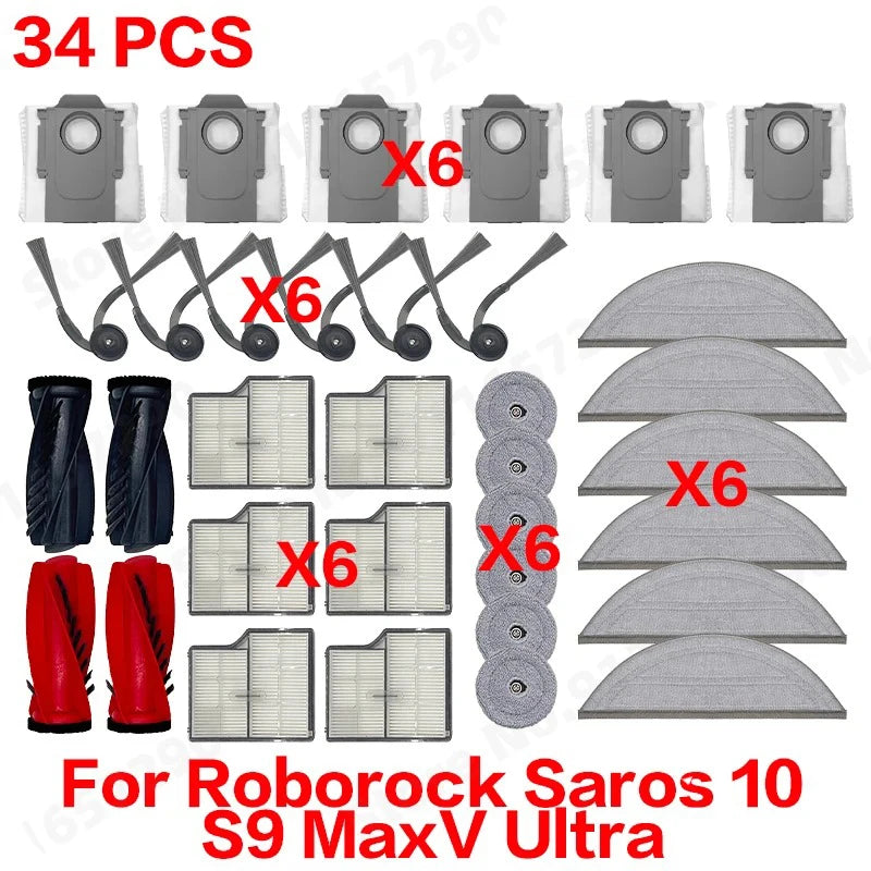 Compatible Roborock Saros 10 / S9 Maxv Ultra
