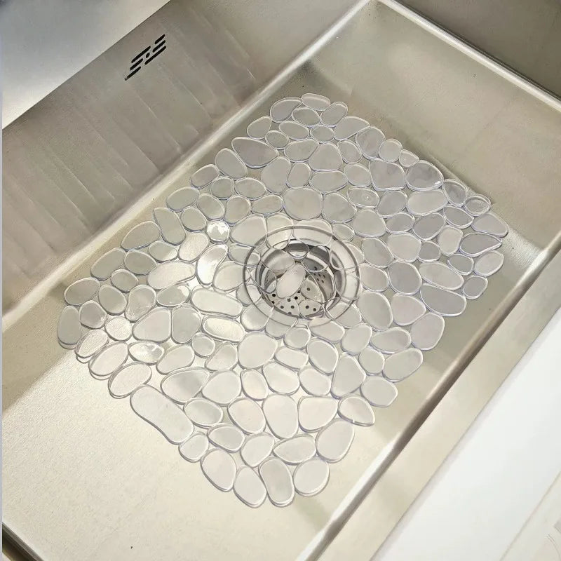 Dish Drying Mat Stone Design Non-Slip Pvc Table