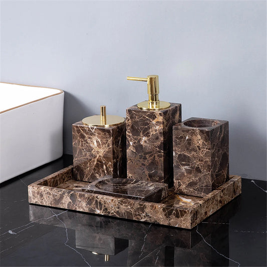 Brown Onyx Natural Marble Bathroom Luxury Marble Soap
