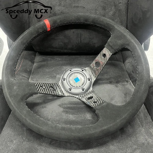 Drift Racing Steering Wheel 14inch 350mm Carbon Fiber