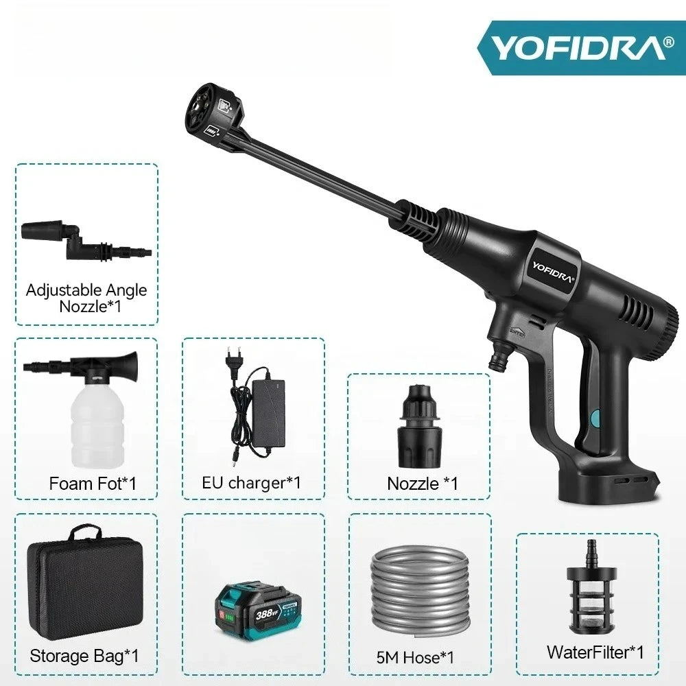 Yofidra 200bar Brushless High Pressure Car Washer Water