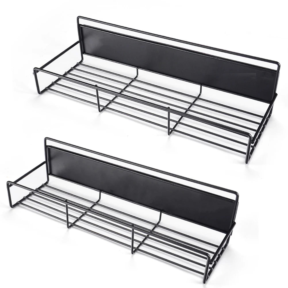 Magnetic Spice Rack Refrigerator Magnetic Shelf 2pcs Spice