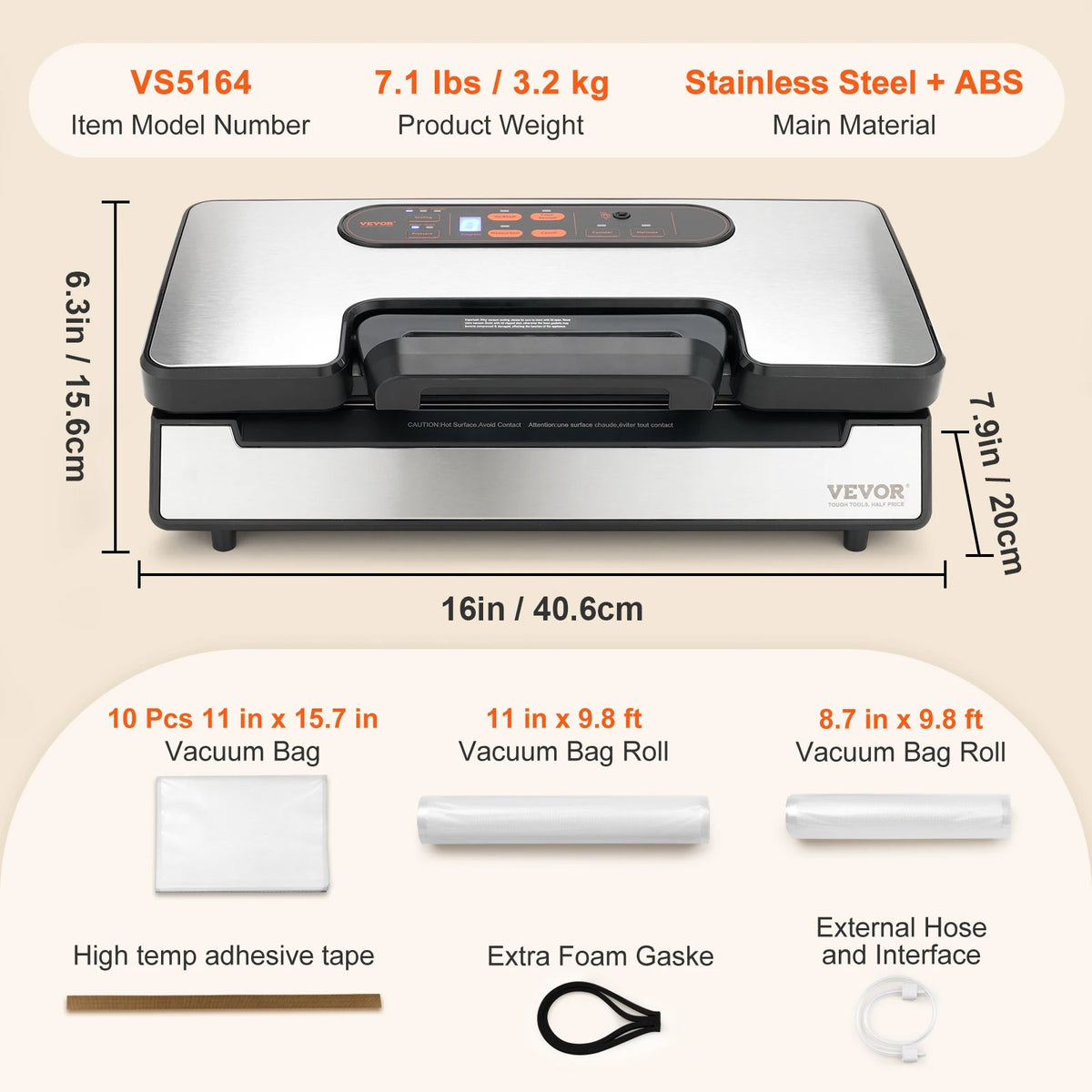 Succebuy Commercial Vacuum Sealer Machine Automatic Food