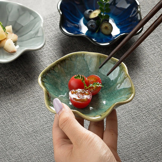 Ceramic Lotus Leaf Jewelry Tray & Key Decoration