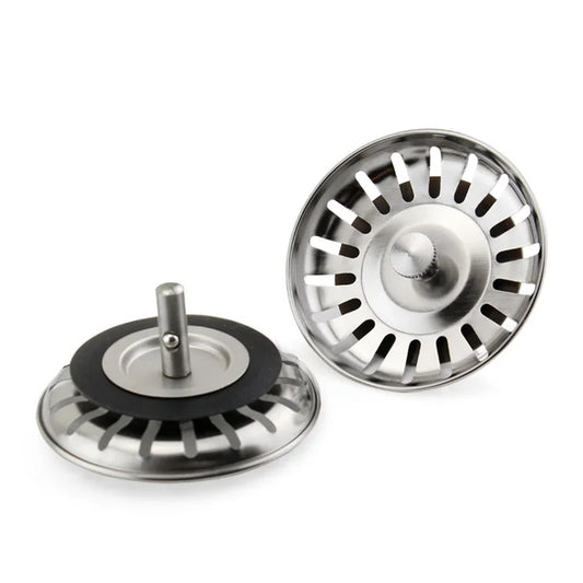 Sink Strainer Drains Filter Stainless Steel Stopper Waste