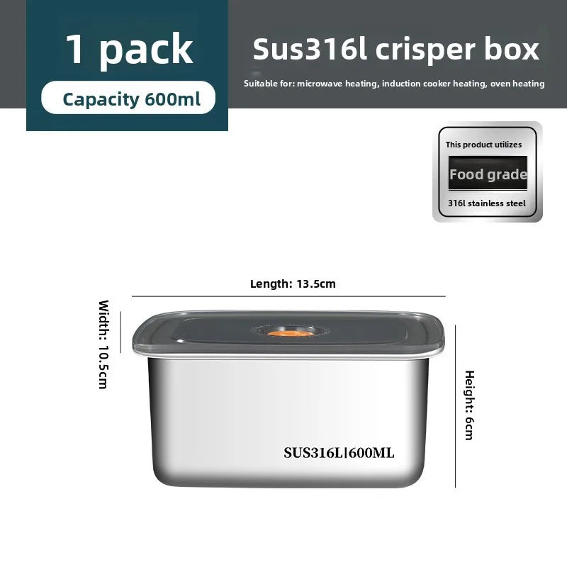 Food Grade 316 Stainless Steel Airtight Container Lid