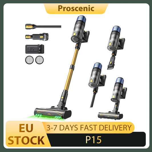 Proscenic P15 Cordless Stick Vacuum Cleaner 50kpa 580w