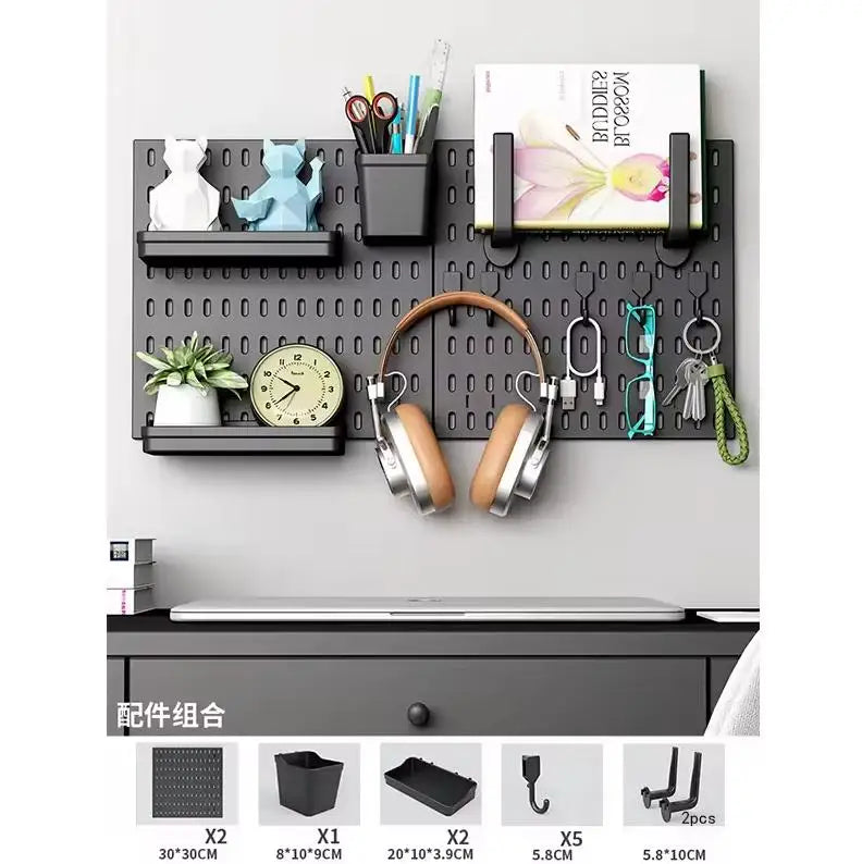 Wall Storage Decorative Boards Pegboard Wall Organizer Game