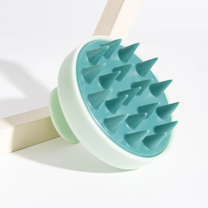 1pc Scalp Massage Brush Soft Silicon Hair Brush