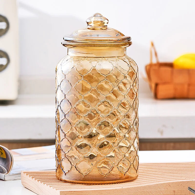 Glass Airtight Jars Food Grade Storage Box Storage