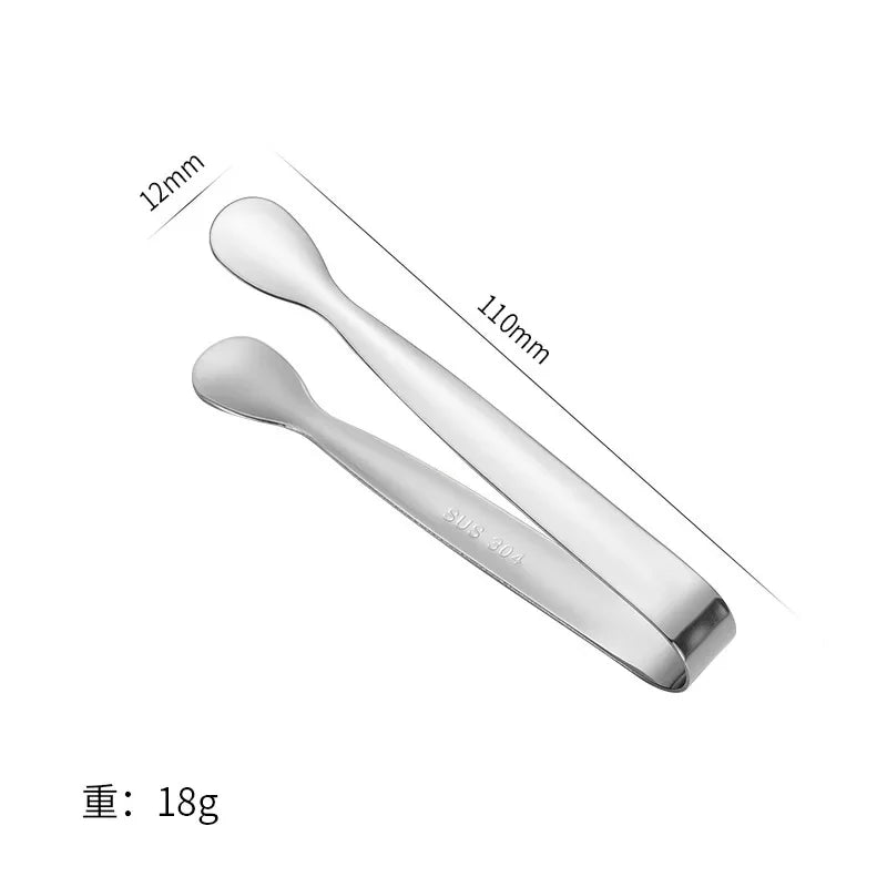 1pcs Stainless Steel Ice Tongs - Professional Sugar