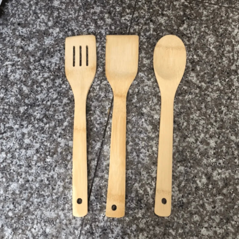 Kitchenware Bamboo Spatula Spoon Non-Stick Cooking Spatula Bamboo