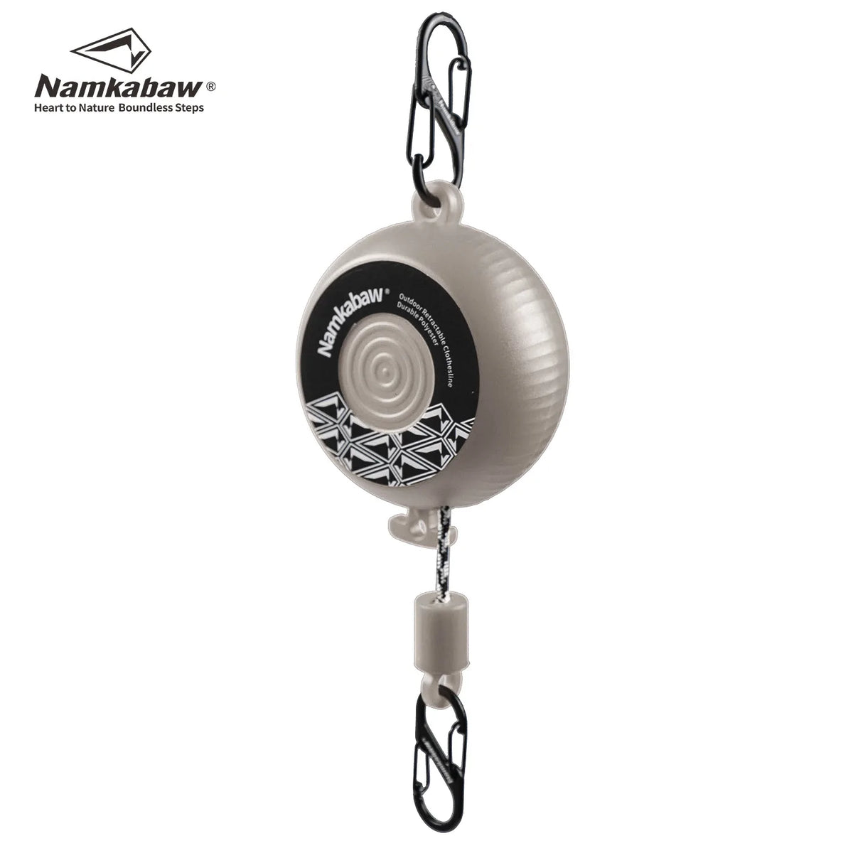 8m Retractable Clothesline Outdoor Travel Hand-Cranked