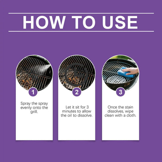 120ml Barbecue Rack Cleaner Powerful Cleaning Stubborn Grease