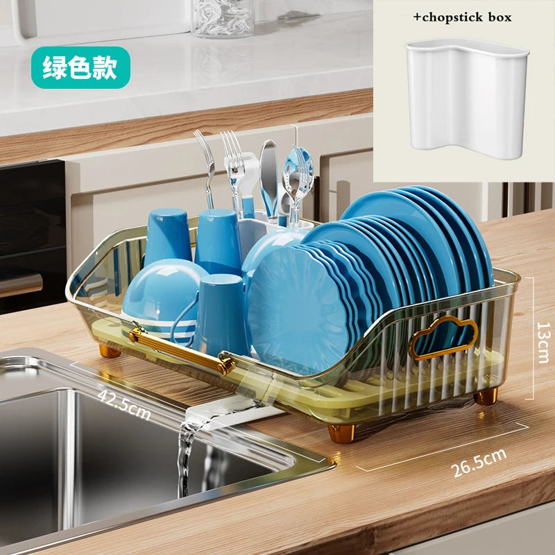 Luxury Dish Drying Rack Eco-Friendly Drainer Rack Drain