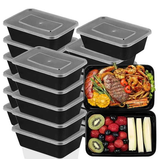 10/20x Food Storage Containers Lids Meal Prep Containers