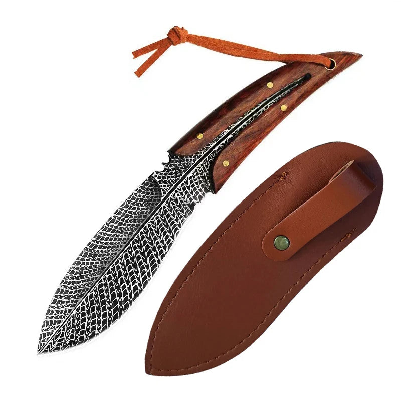 Stainless Steel Utility Knife Boning Knife Sheath Cleaver