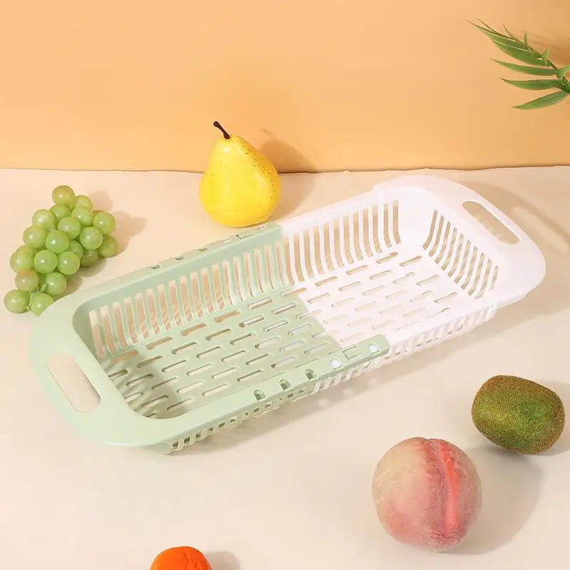 Organizer Soap Sponge Holder Sink Rack Telescopic Drain