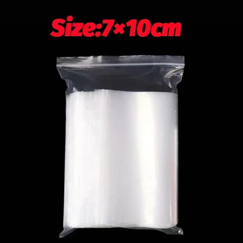 100-1000pcs Self Sealing Bag Transparent Plastic Storage Bag