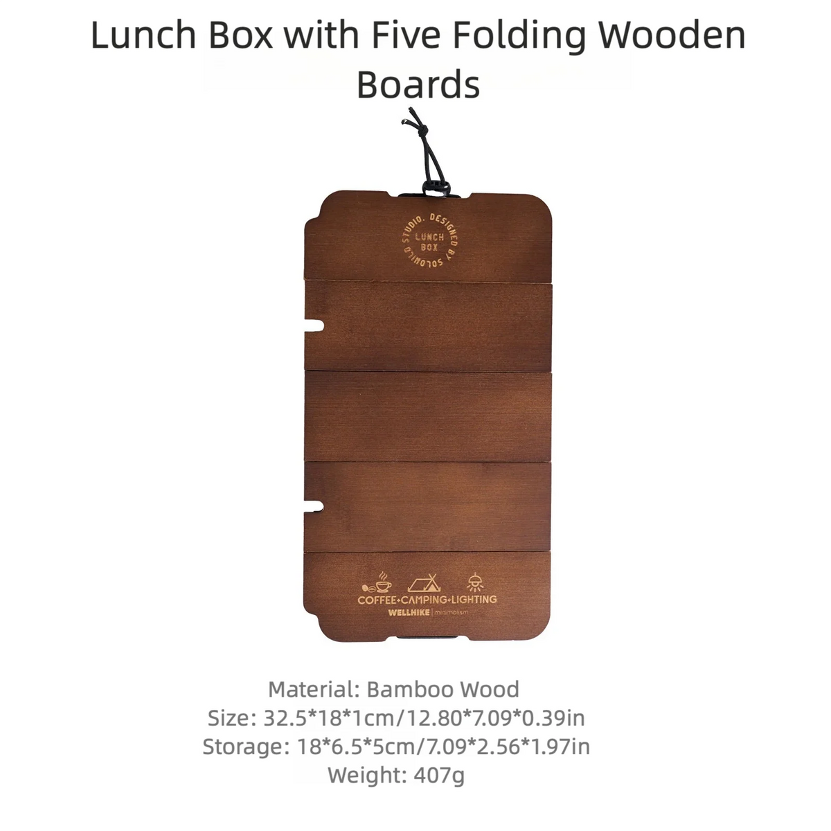 Wellhike Outdoor Lunch Box Metal Table Plate Tactical