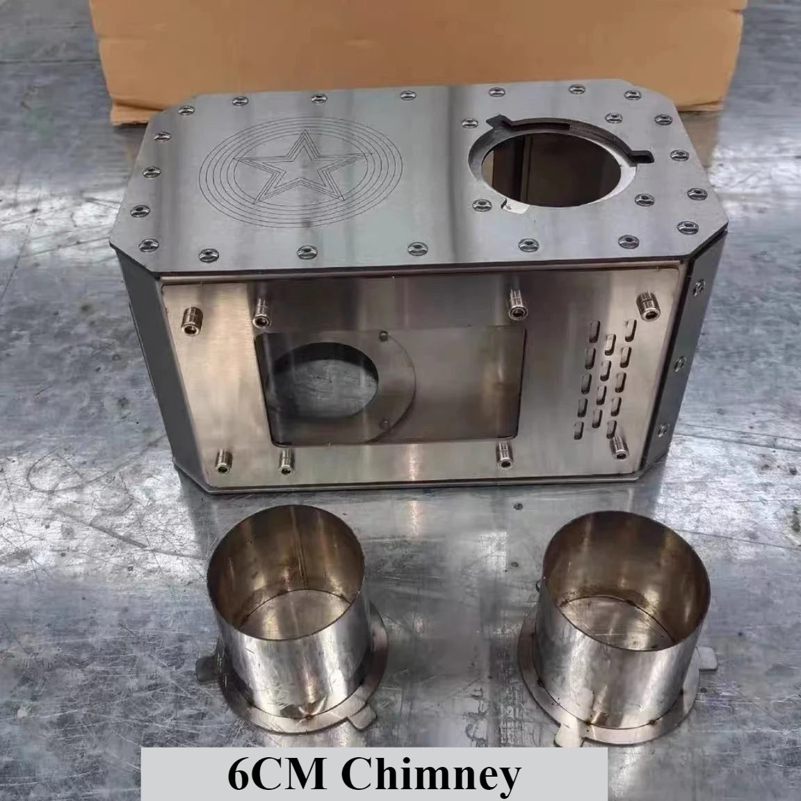 Camping Firewood Stove Anti Spark Mars Heating Chimney