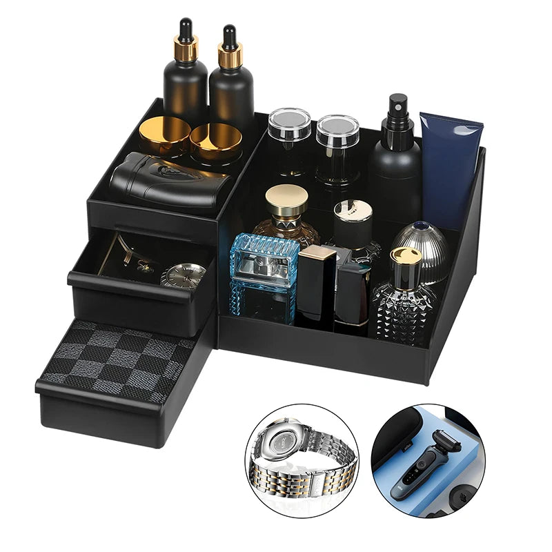 Bathroom Countertop Organizer Drawers Cologne Organizer Men