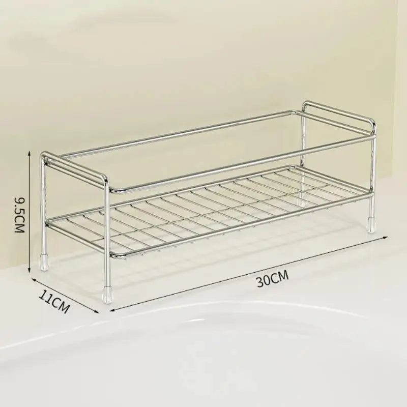 Countertop Organizer In Stainless Steel Dedicated Sponge Holder
