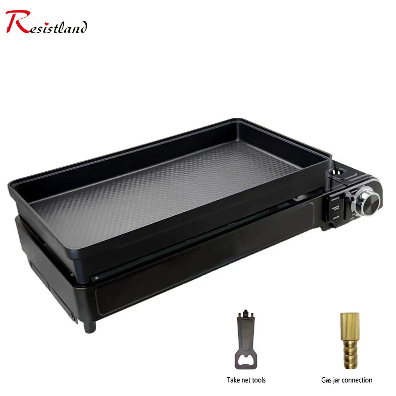 Camping Multi Gas Grill Bbq Stove Grill Folding
