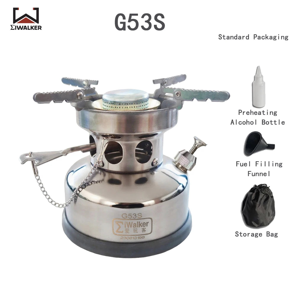 Iwalker G53s Outdoor Camping Fuel Stove Silent Burner