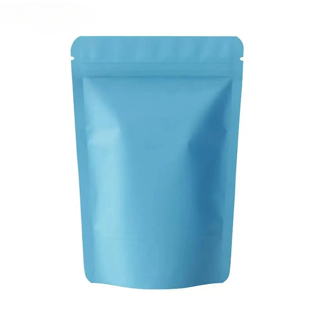 100pcs Durable Moisture Proof Zipper Seal Mylar Bags