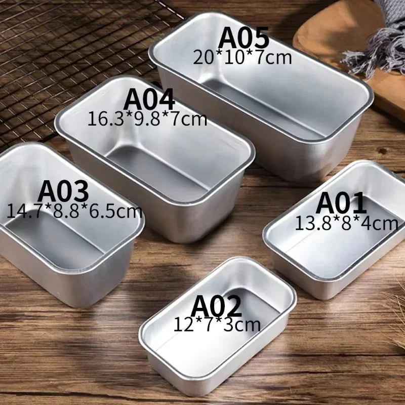 Size Aluminium Loaf Pan Rectangle Baking Cake Mold