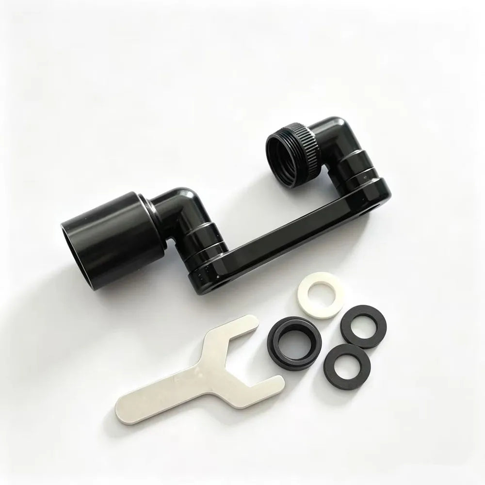 2/1pcs 1080 Degree Swivel Stainless Steel Faucet Extender