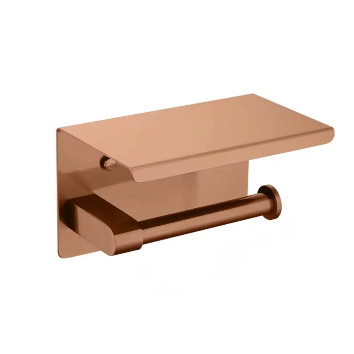 Brushed Rose Gold Bathroom Hardware Towel Ring Towel