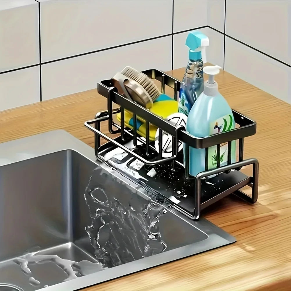 Sponge Holder Sink Auto Draining Sink Organizer Sink