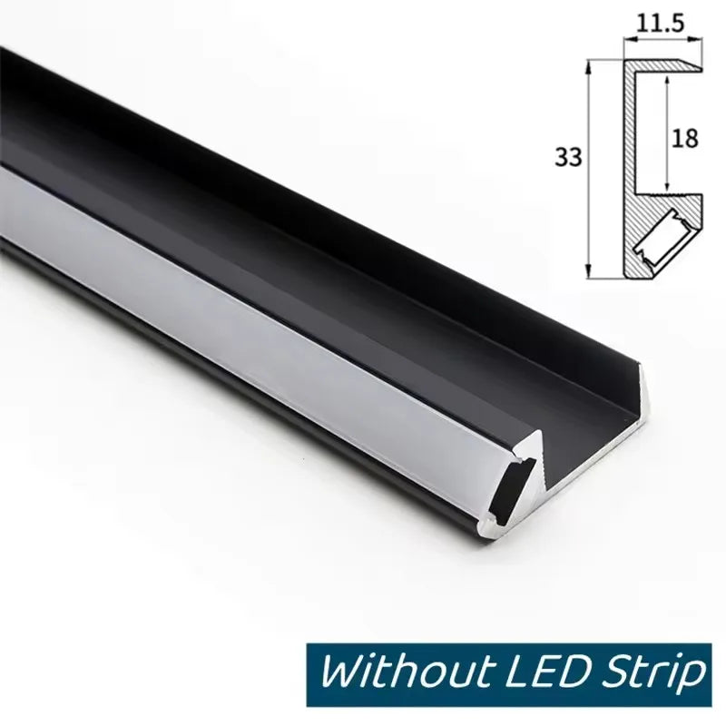 Led Cabinet Shelf Light 45 Lighting Recessed Aluminum