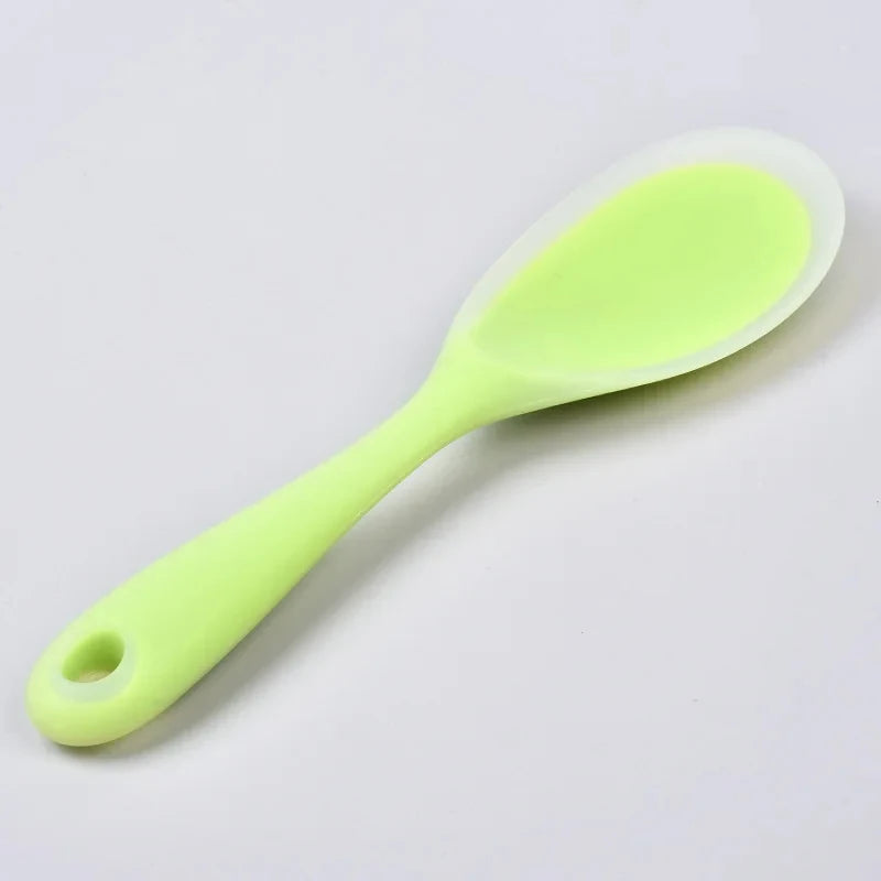 Colorful Silicone Rice Spoon Non-Stick Cooking Spoons Sushi