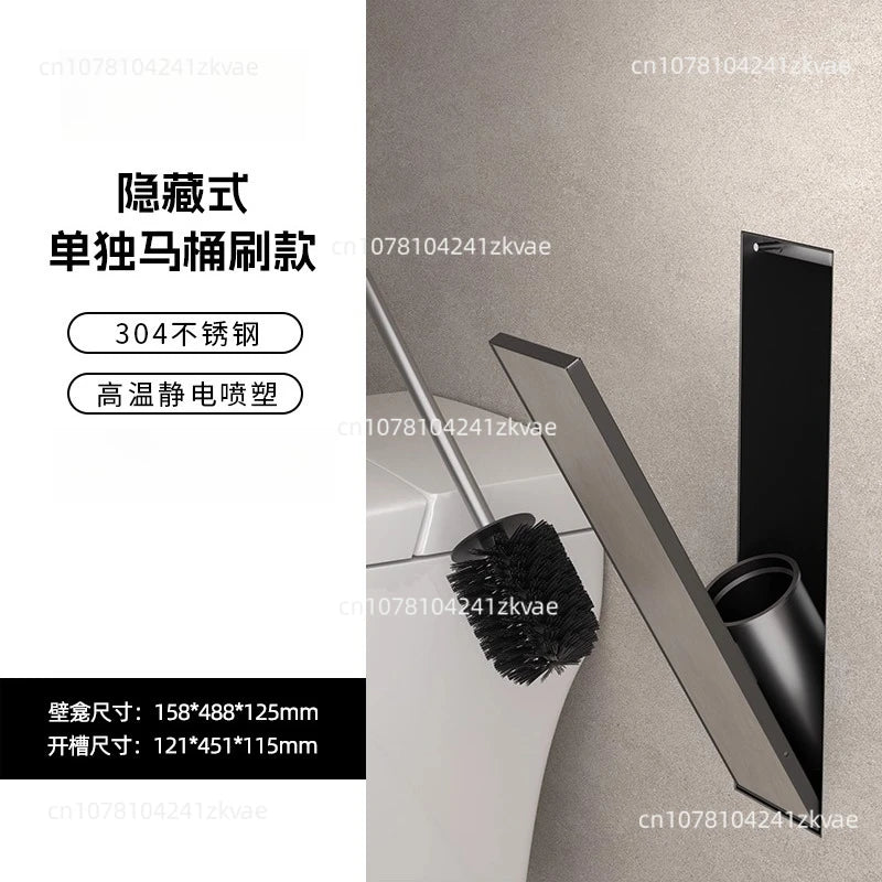 Stainless Steel Wall Mounted Hidden Cabinet Bathroom Toilet