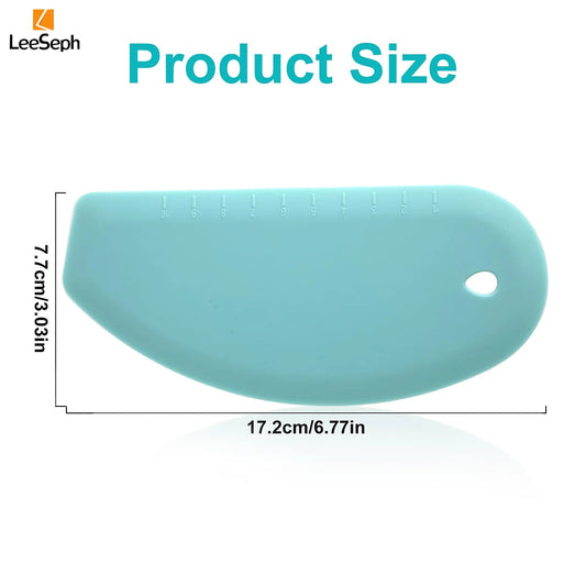 Silicone Dough Scraper Bowl Scraper Flexible Multipurpose Pastry