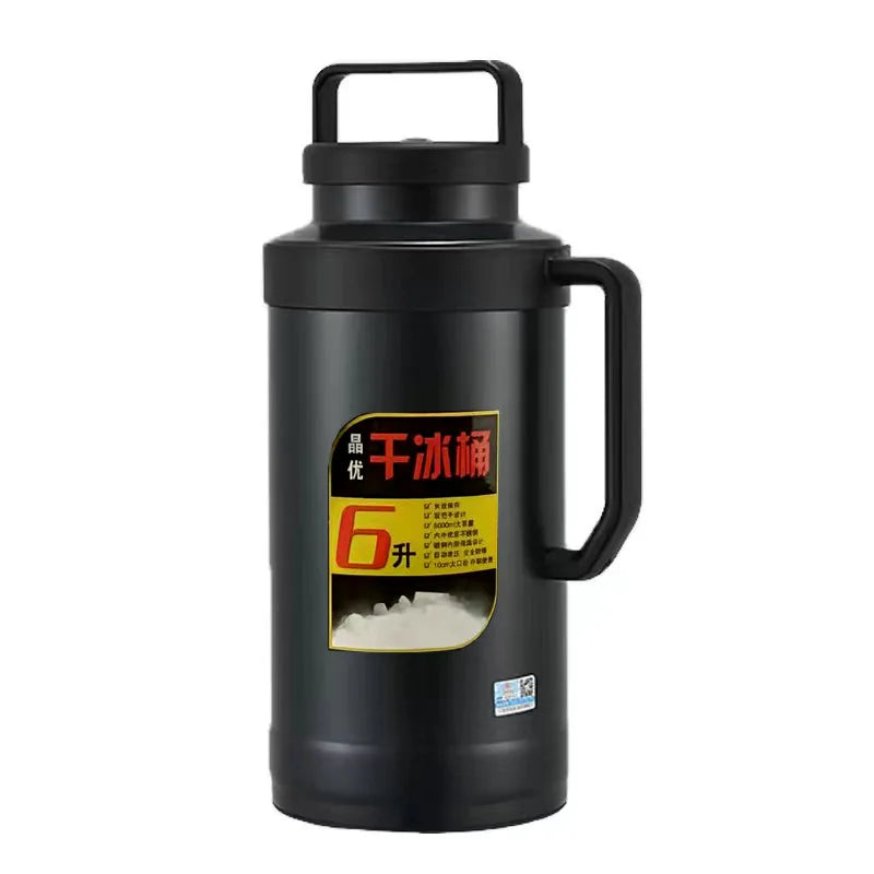 Large Capacity 4l-6l Commercial Dry Ice Bucket Large-Diameter